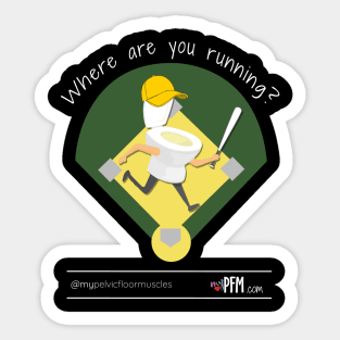 Where are you running? Sticker